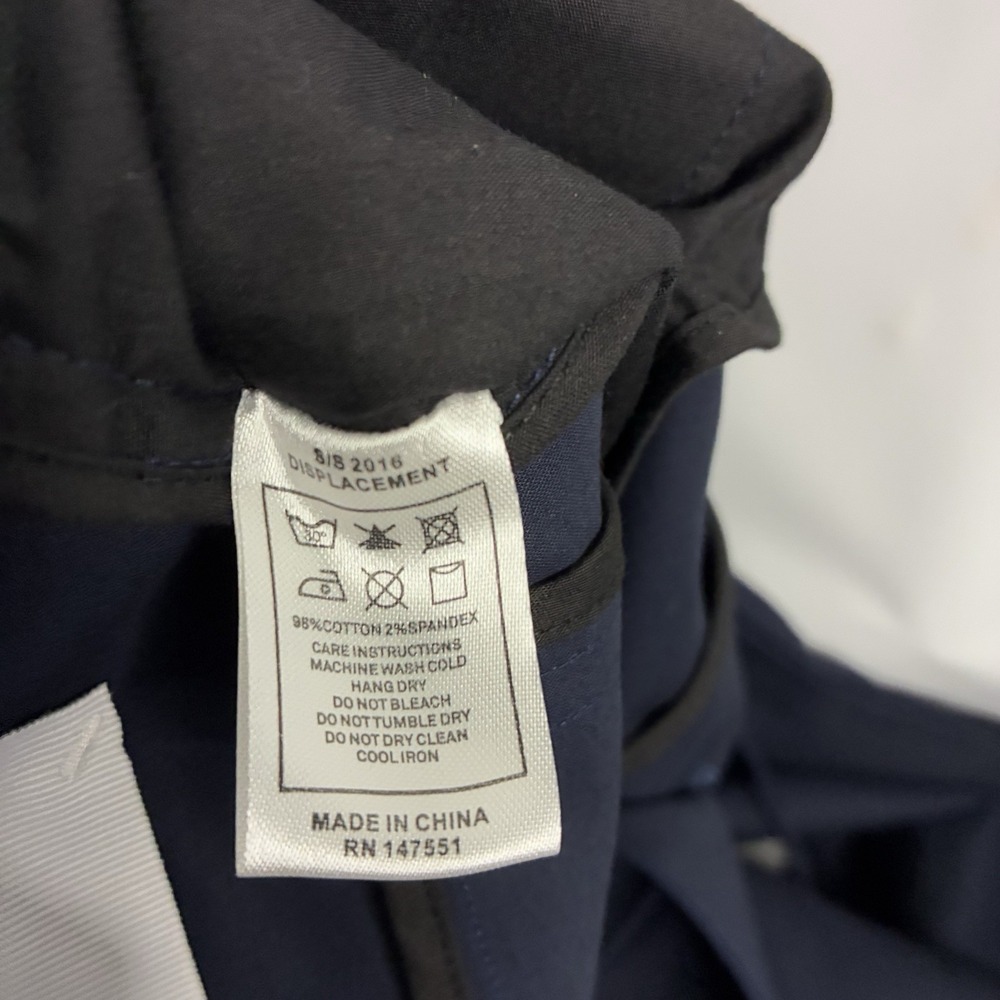 Chapter Ch. Men's Jogger Pants 2139 3207 Displacement S/S 2016 Navy Blue Size 36 - Picture 3 of 8